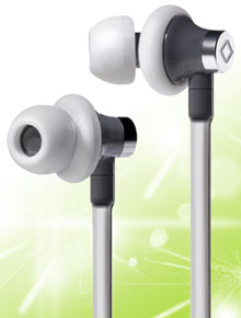 Radiation-Free Stereo Headset for Active Users in White